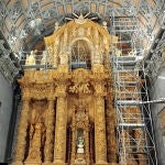 Concluye la restauración del retablo de Chelva que se destruyó durante la Guerra Civil