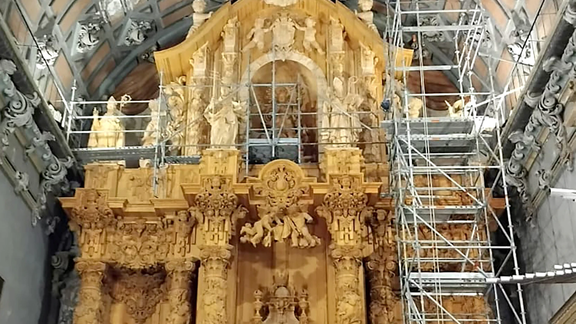 Concluye la restauración del retablo de Chelva que se destruyó durante la Guerra Civil