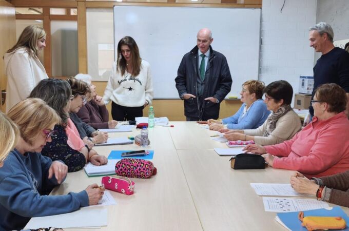 Una clase de la Universitat Popular de Valencia