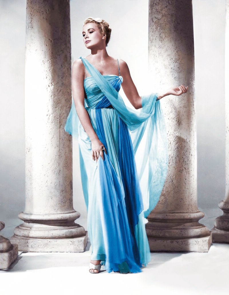 Grace Kelly, en "Atrapa a un ladrón", vestida por Edith Head