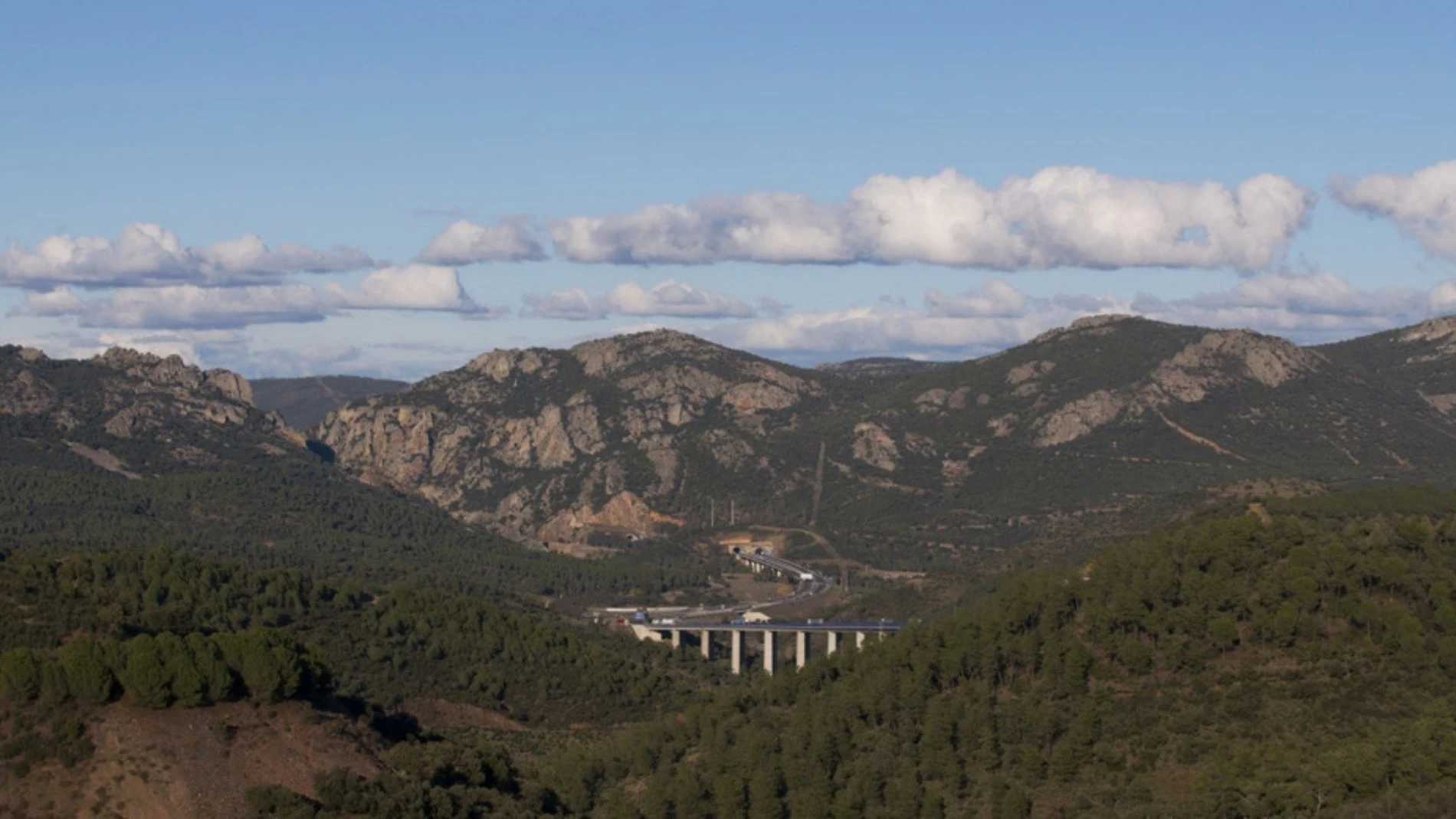 Vista del parque natural de Despeñaperros, en la provincia de Jaén