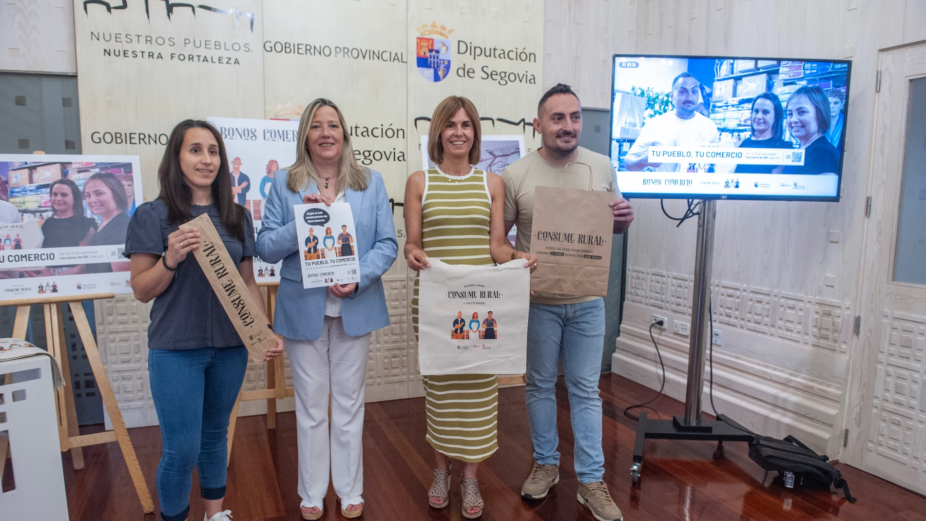 Presentación de la campaña de comercio rural de la Diputación de Segovia