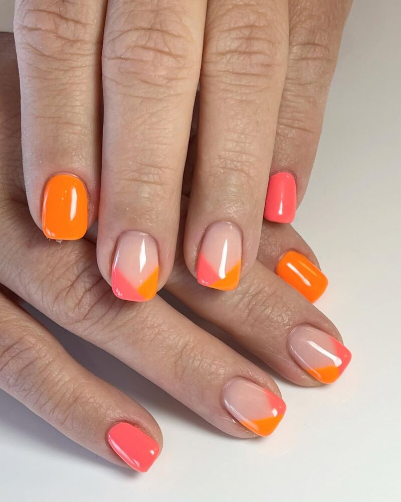 V French nails