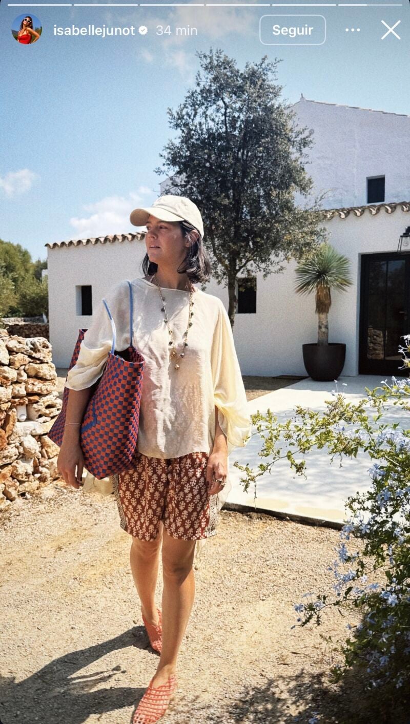 Isabelle Junot en Menorca.