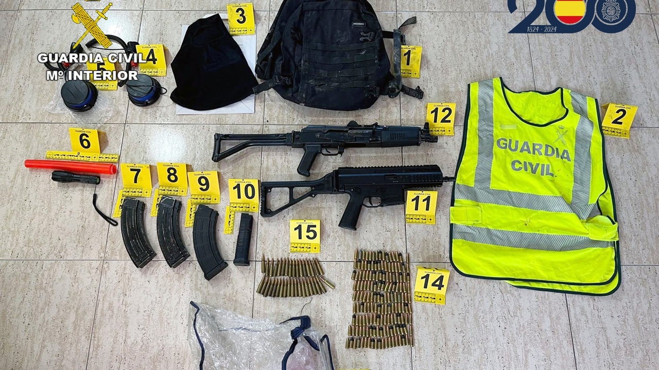 Desmantelado un grupo criminal dedicado a realizar 'vuelcos' de droga en la Región de Murcia
