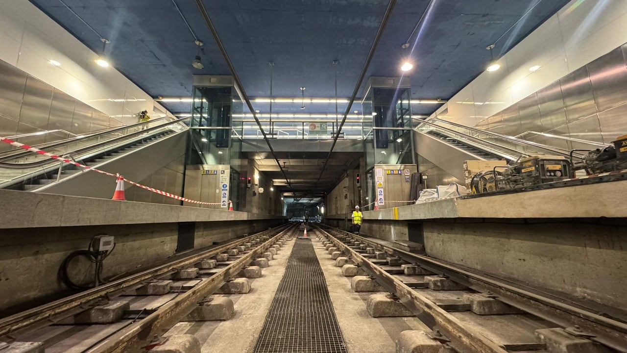 Se cumplen los plazos: el tramo entre Aragó y Marítim de las Líneas 5 y 7 de Metrovalencia abrirá este lunes 1 de septiembre
