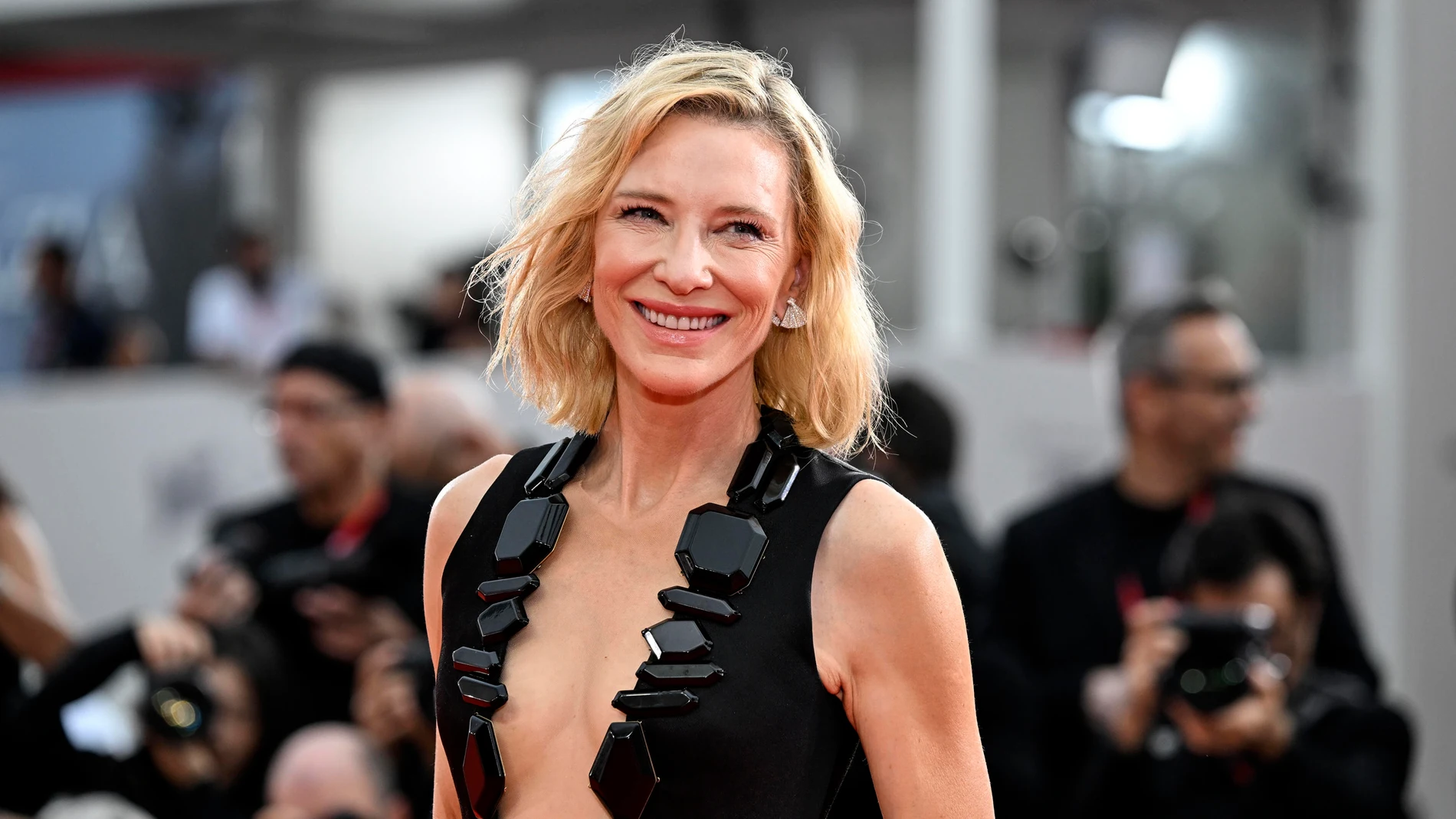 VENICE (Italy), 27/08/2025.- Australian actor Cate Blanchett arrives for the opening ceremony and screening of 'La Grazia' of the 82nd annual Venice International Film Festival, in Venice, Italy, 27 August 2025. The film festival runs from 27 August to 06 September 2025. (Cine, Cine, Italia, Venecia) EFE/EPA/RICCARDO ANTIMIANI