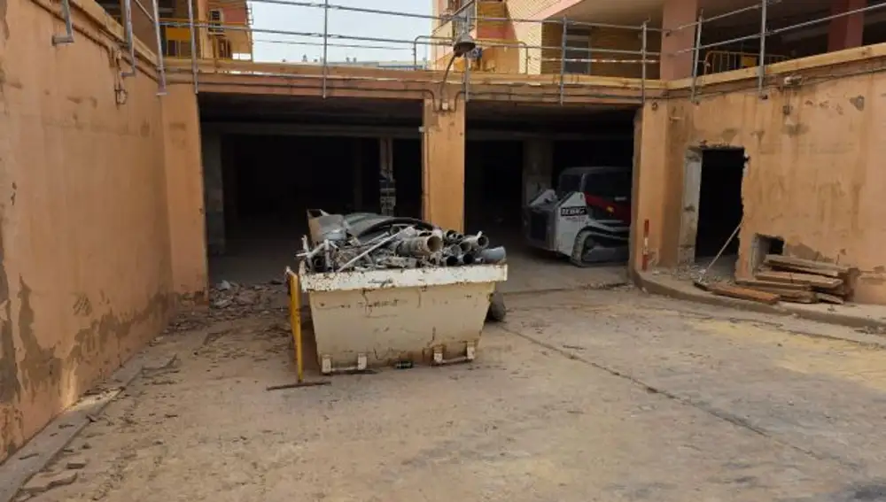 Las obras en el cuartel de la Guardia Civil que fue epicentro de la dana