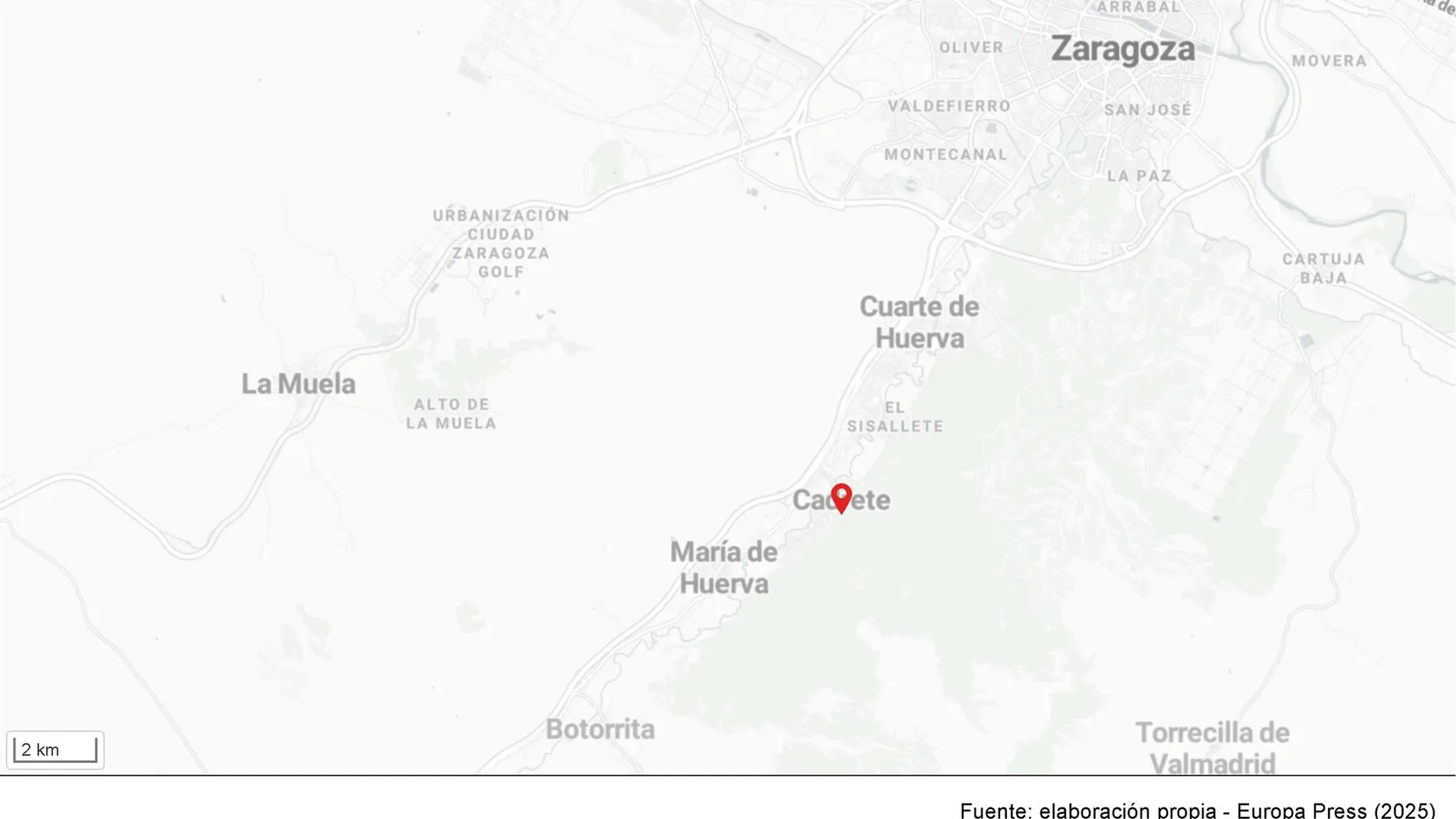 Sucesos.-Fallece el propietario de una empresa de mudanzas al caer desde un altura de seis metros en Zaragoza
