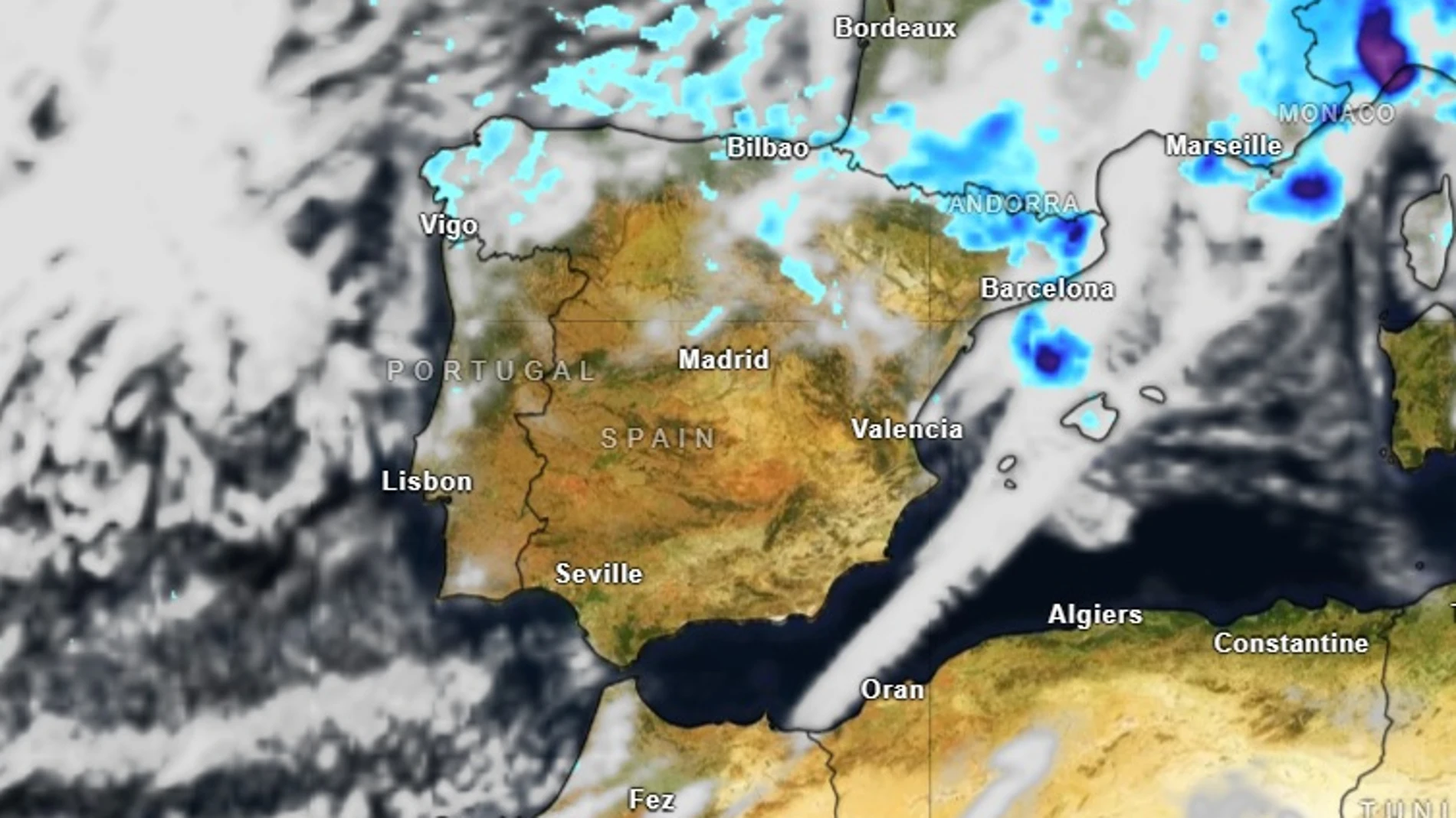 El tiempo del jueves 28 de agosto de 2025